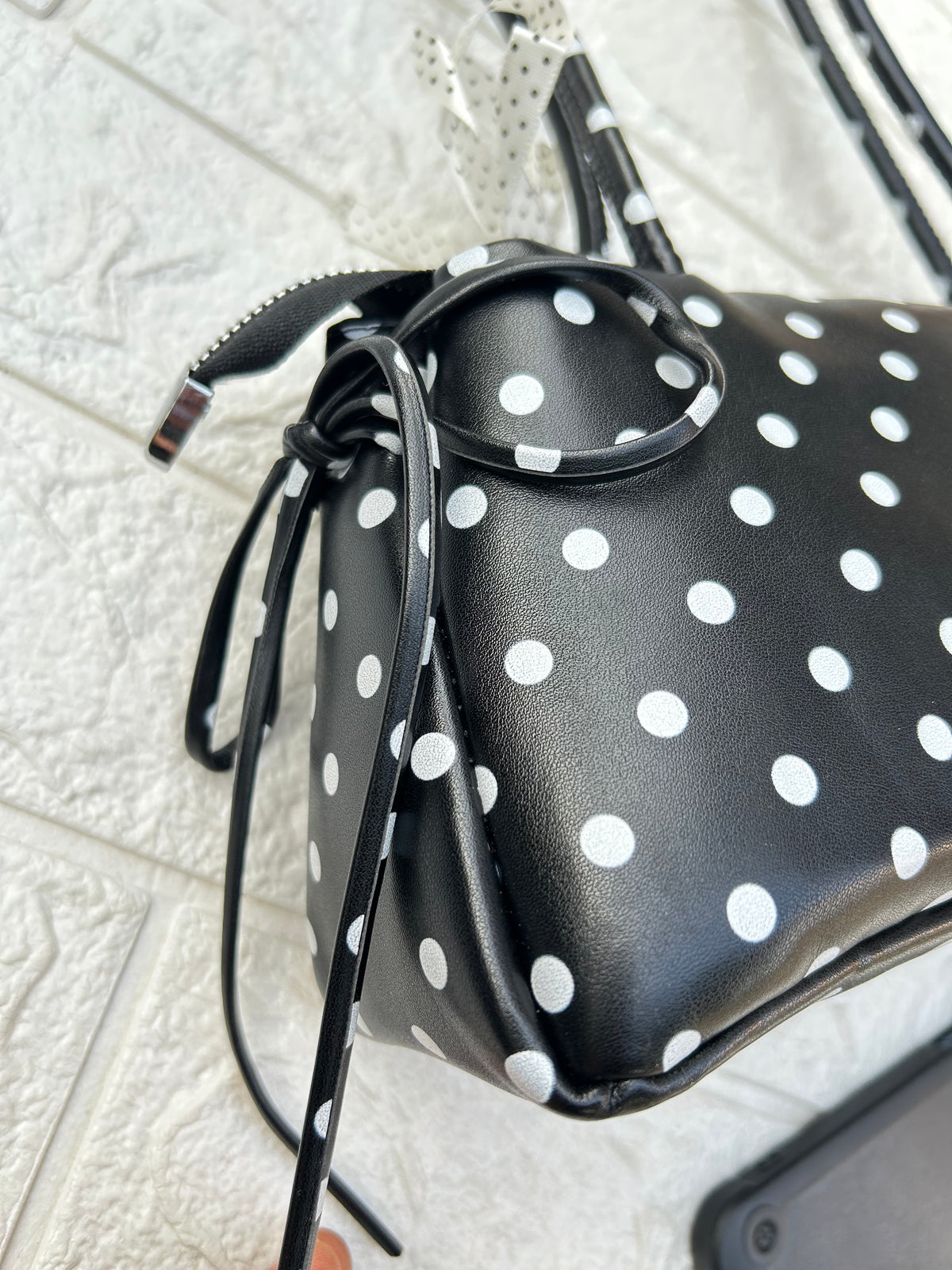 Soft Dot Shoulder Bag