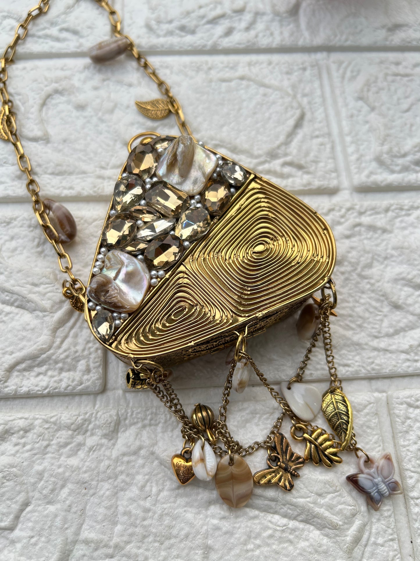 Brass Mini Bag