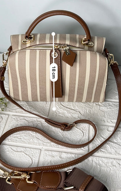Stripe Barrel Bag!