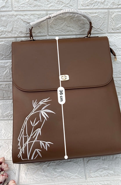 Floral Accent Backpack