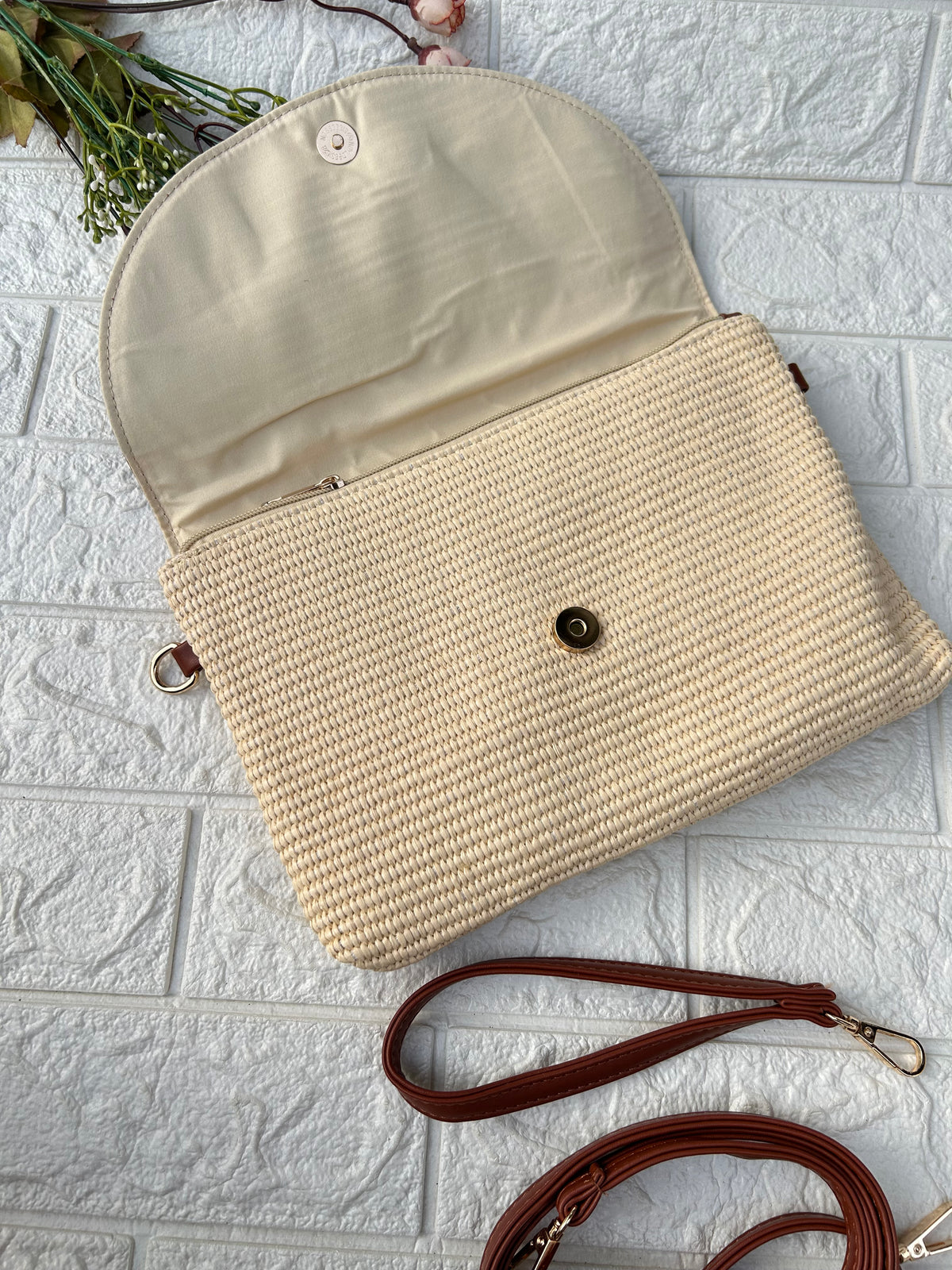 Boho Beaded Sling Bag
