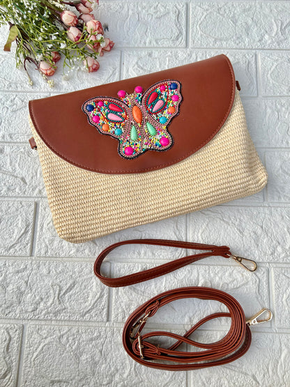 Boho Beaded Sling Bag