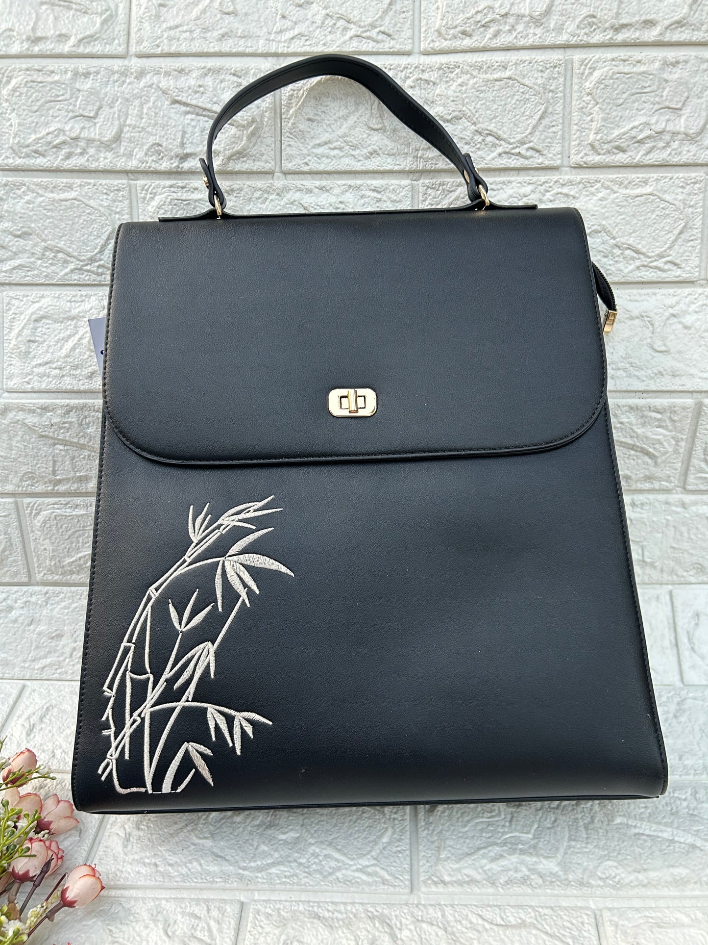 Floral Accent Backpack