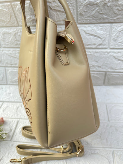 Floral Accent Handbag