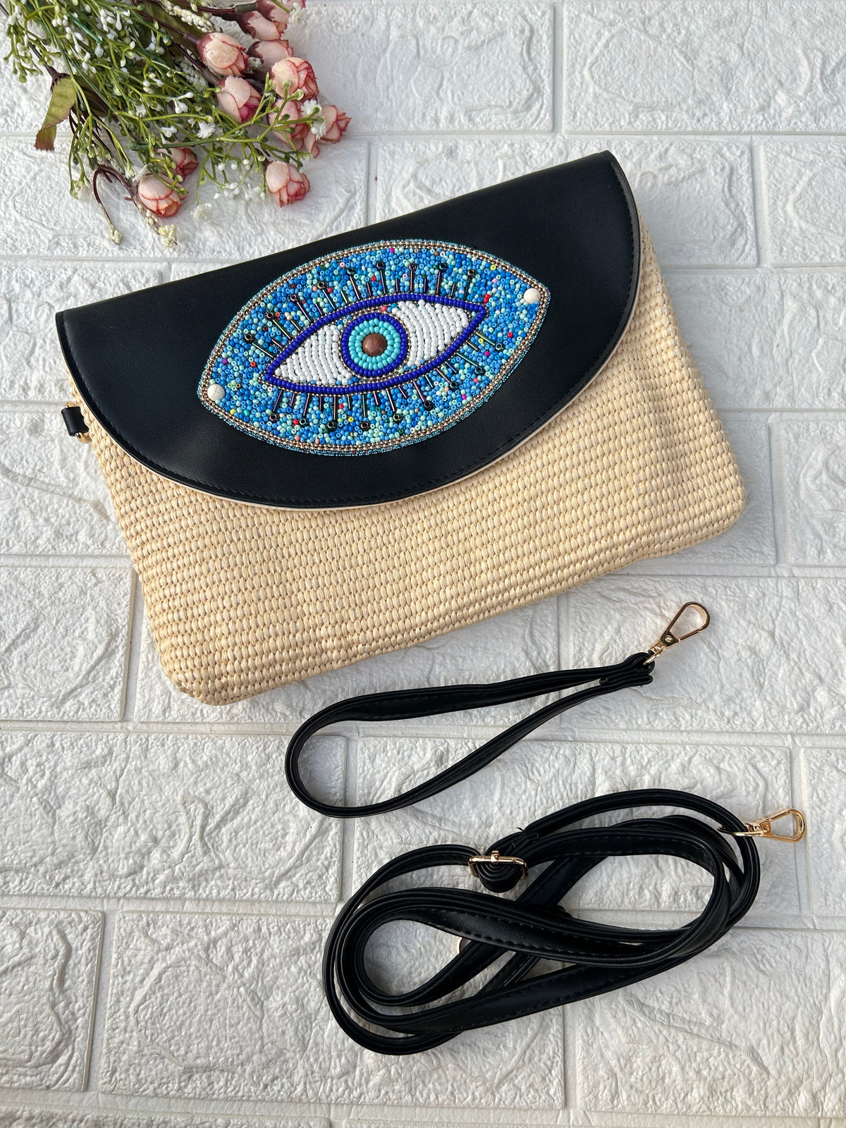 Boho Beaded Sling Bag