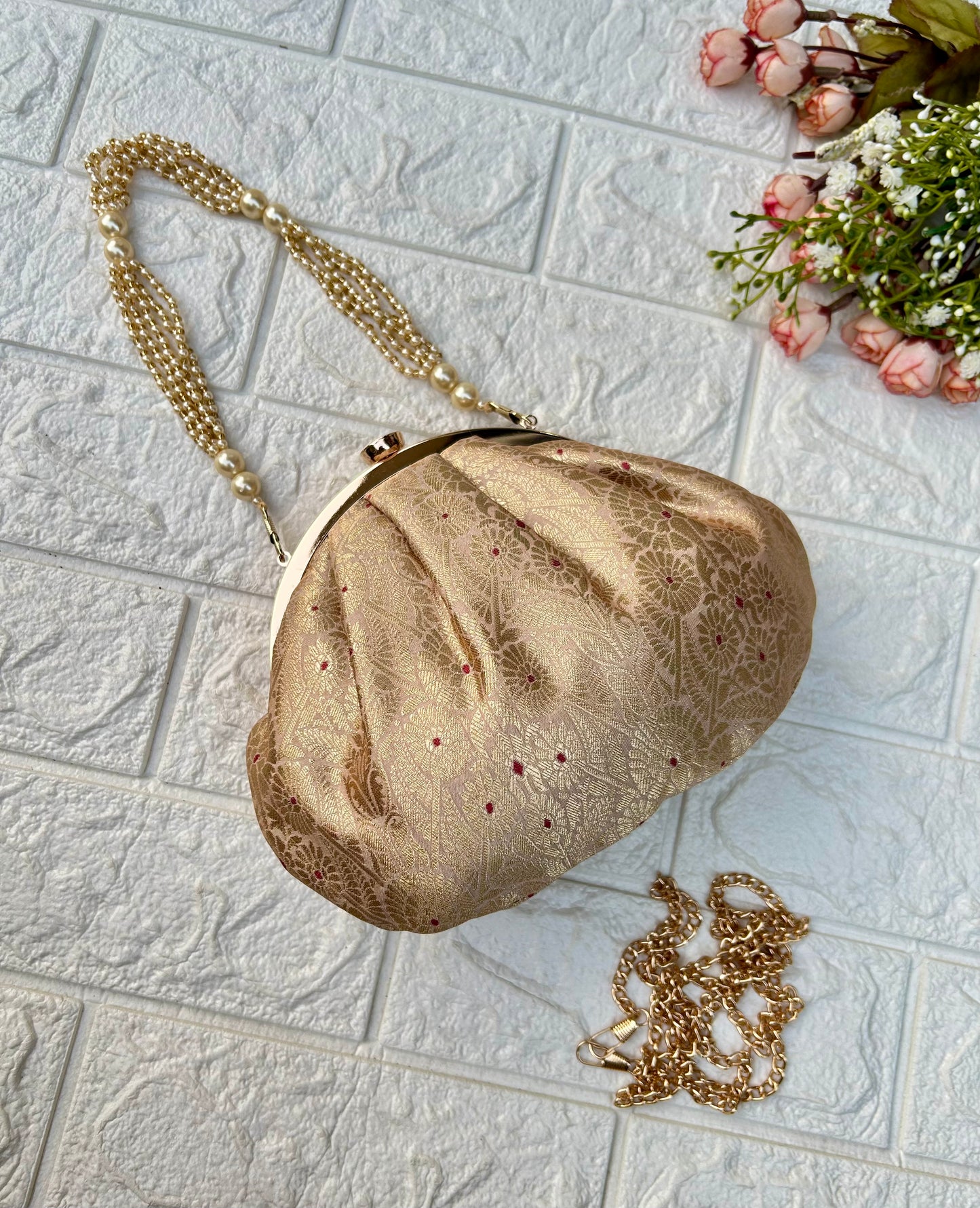 Brocade Potali Bag