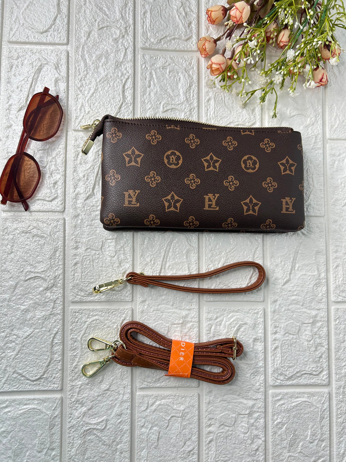 LuxeZip Clutch Sling