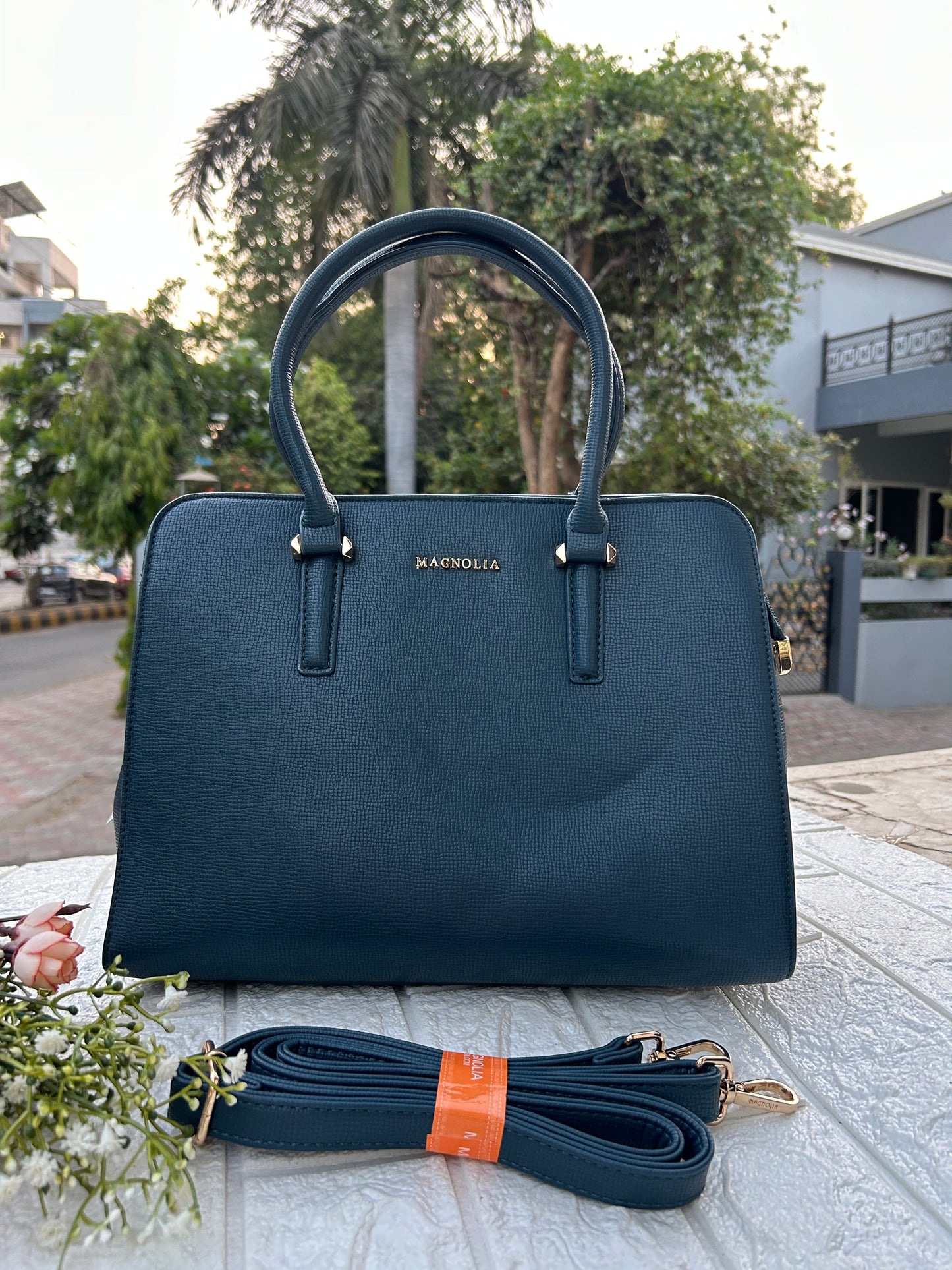 Peony Bloom Handbag