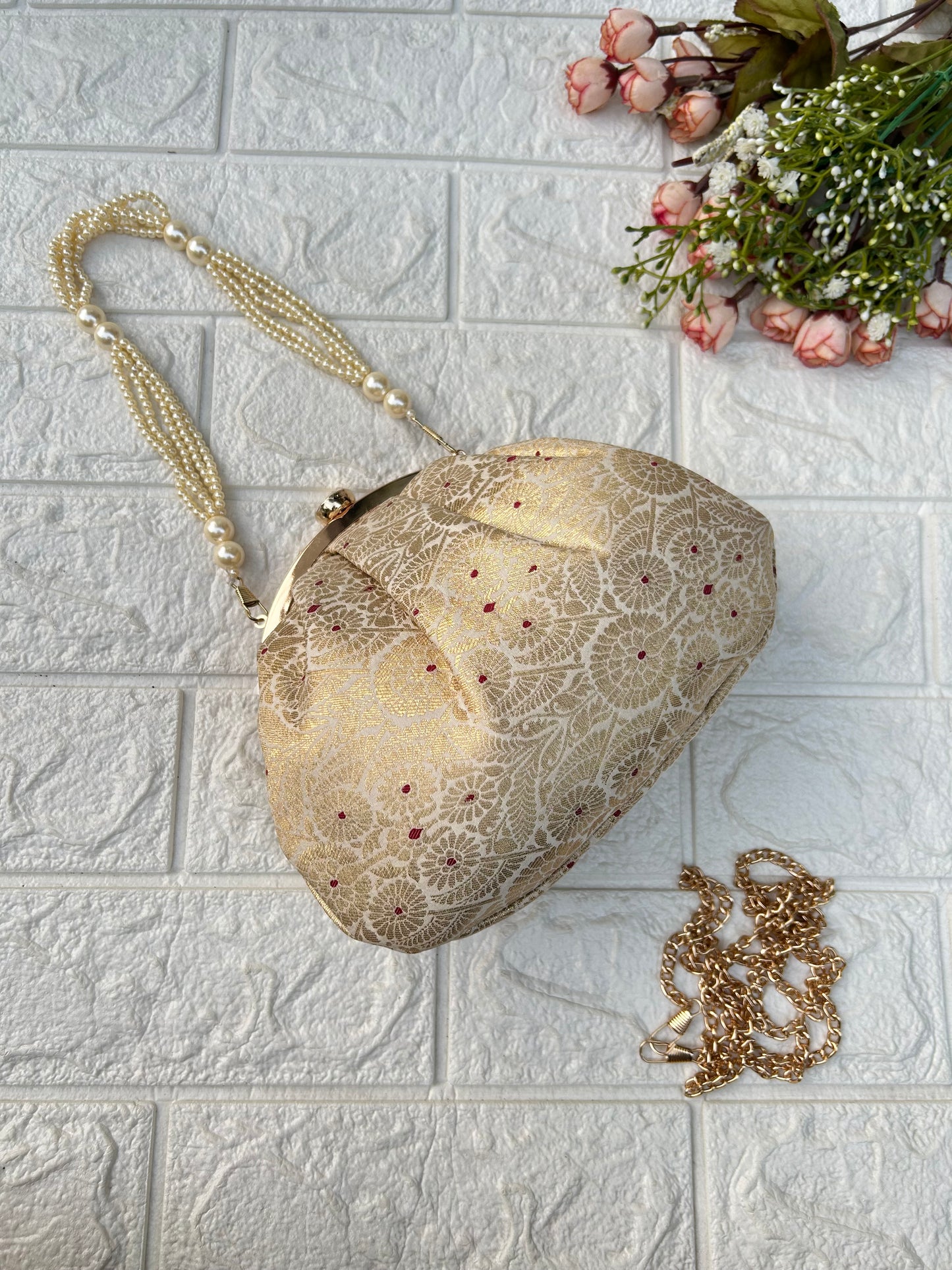 Brocade Potali Bag