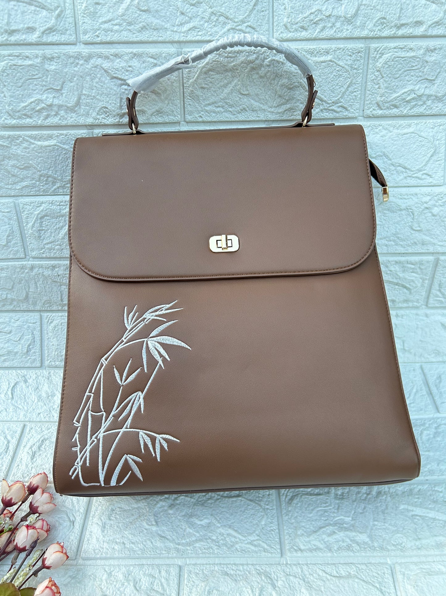 Floral Accent Backpack