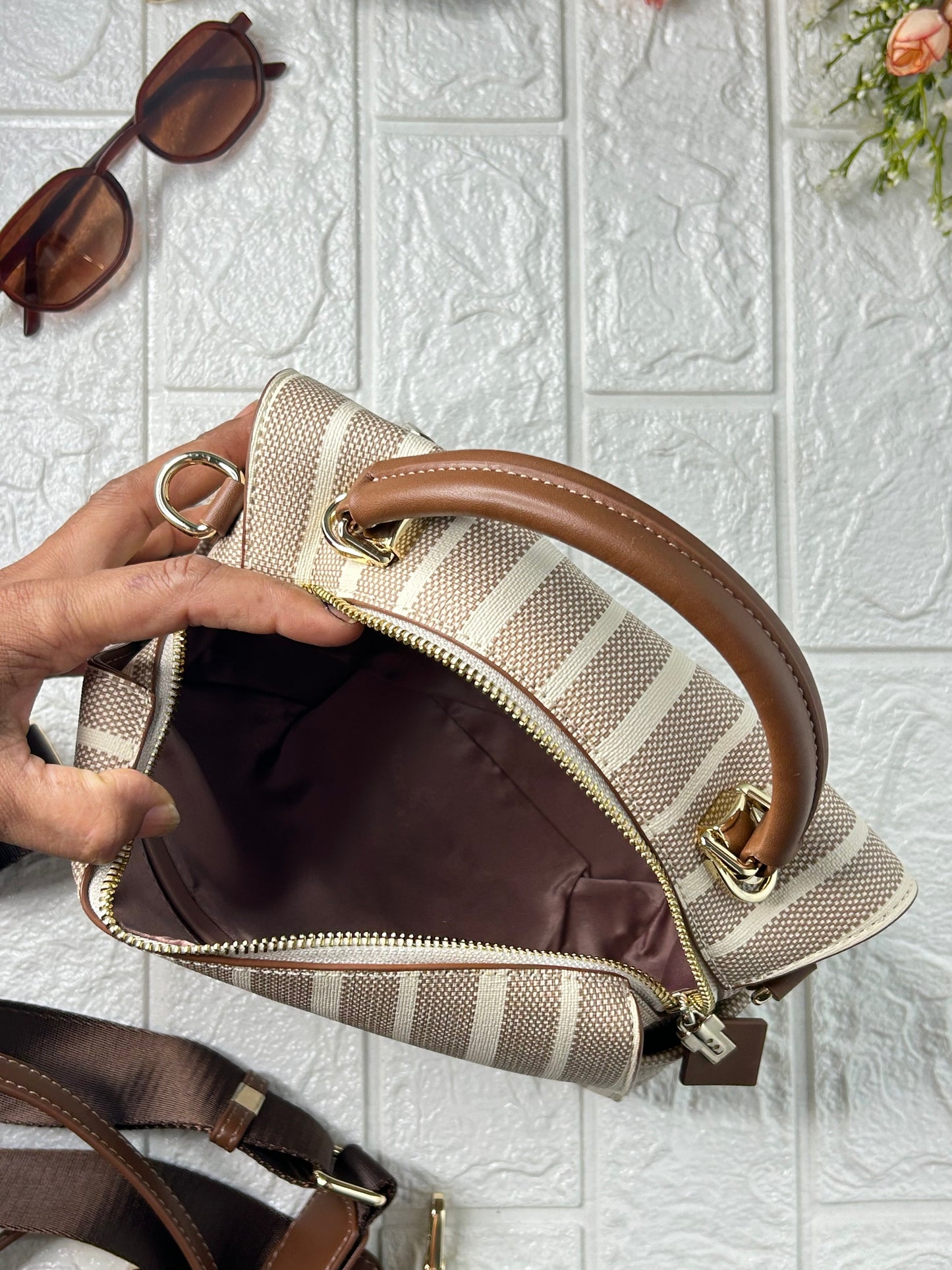Stripe Barrel Bag!
