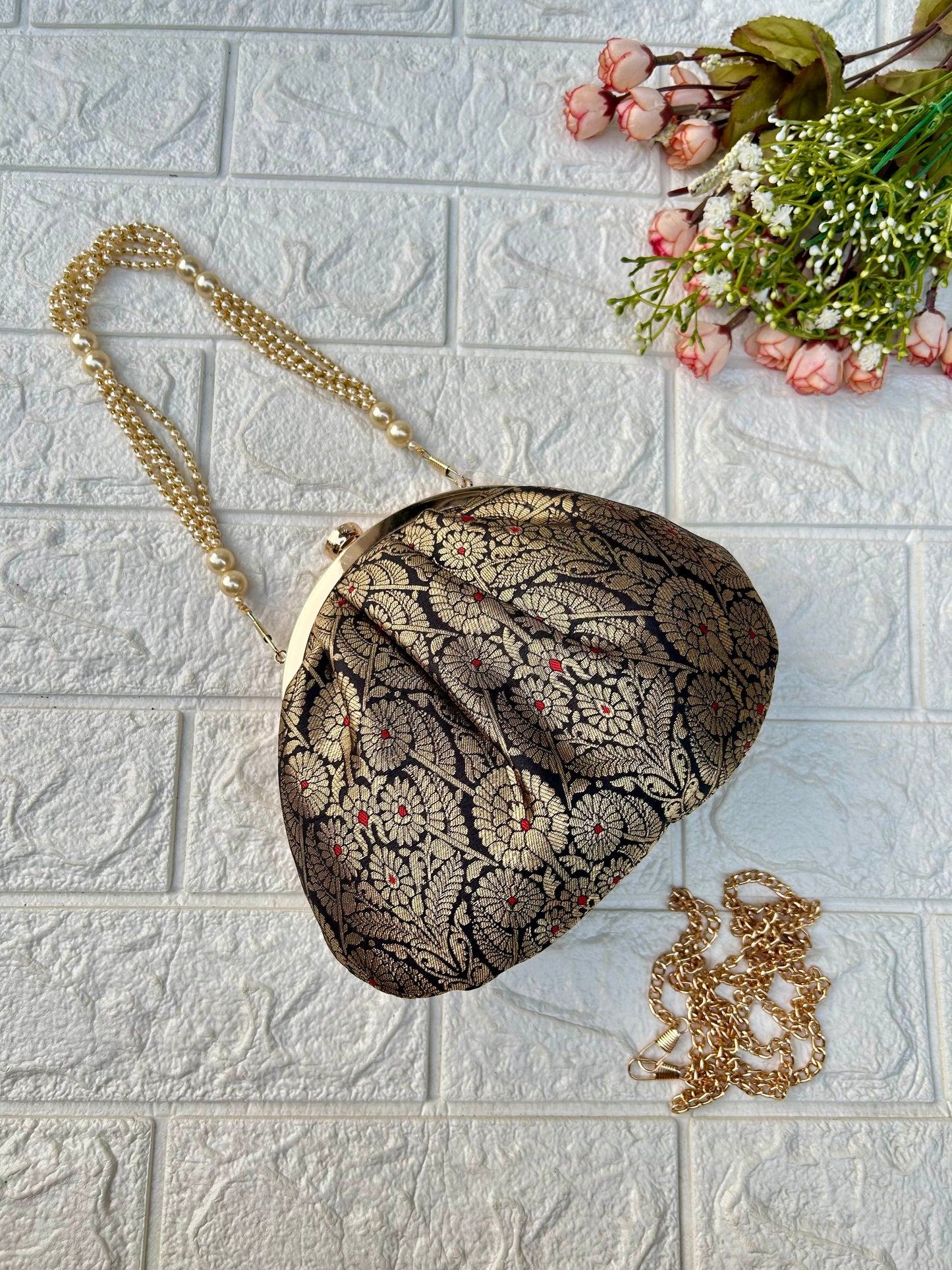 Brocade Potali Bag