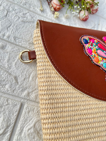 Boho Beaded Sling Bag