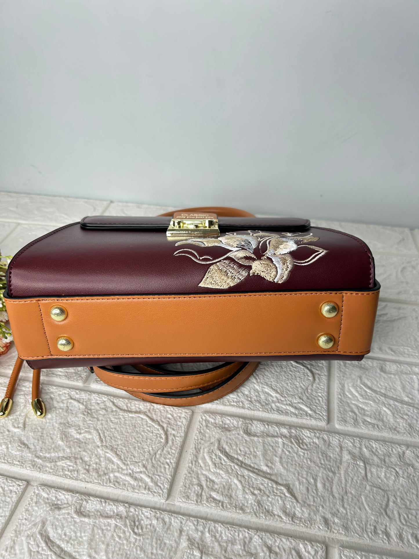 Floral TopHandle Bag ￼