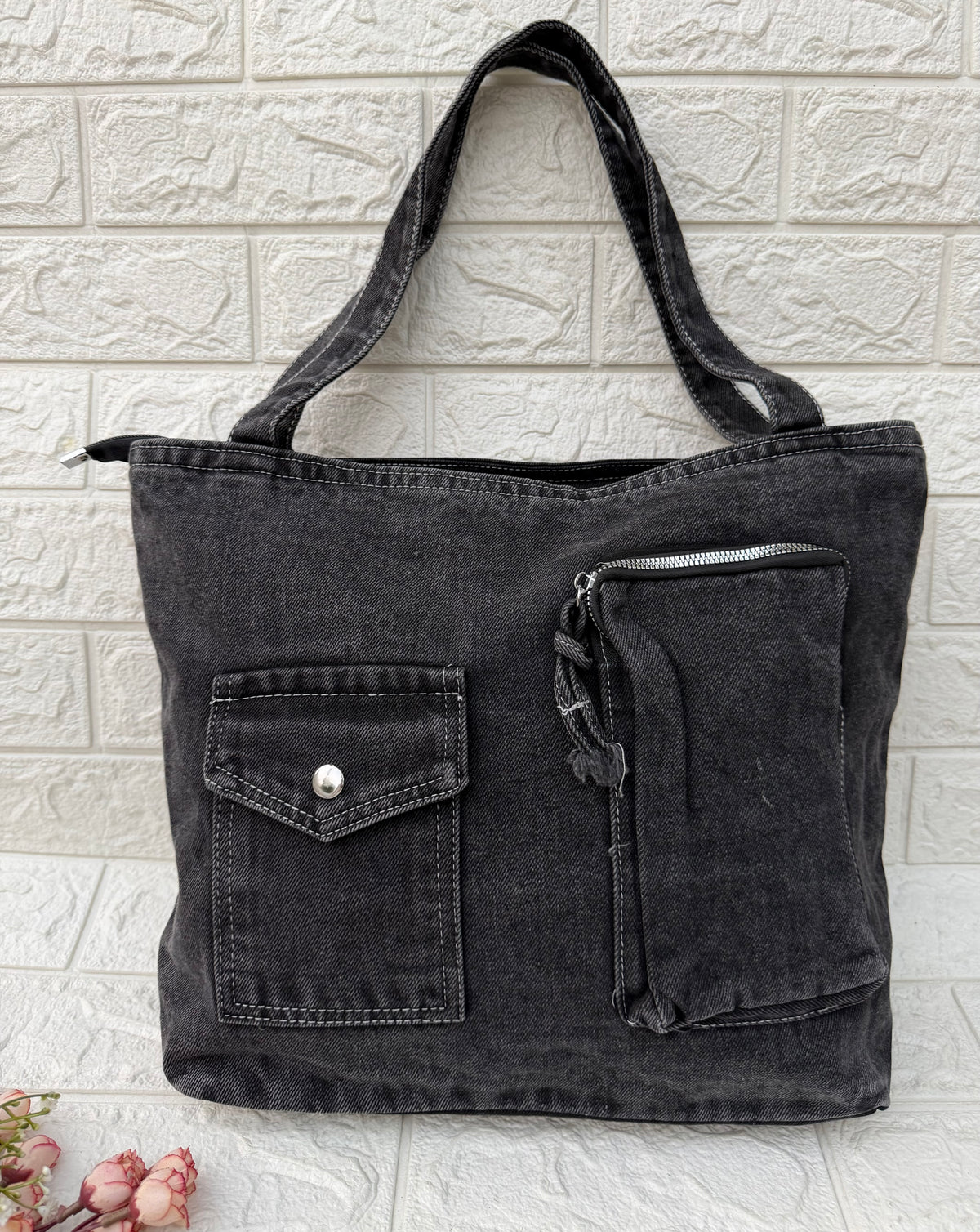 Denim Tote-1