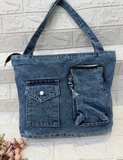 Denim Tote-1