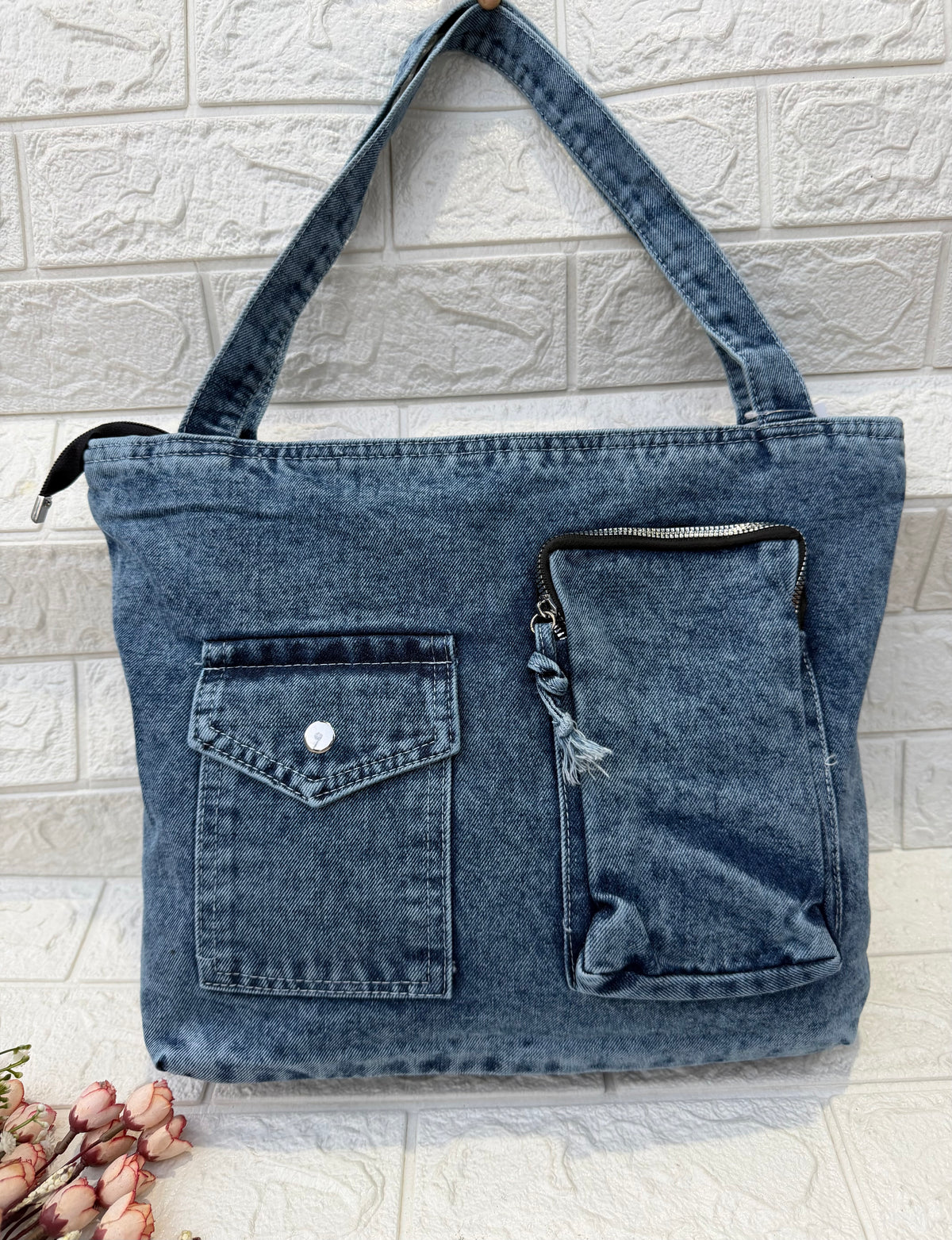 Denim Tote-1