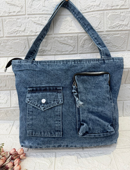 Denim Tote-1