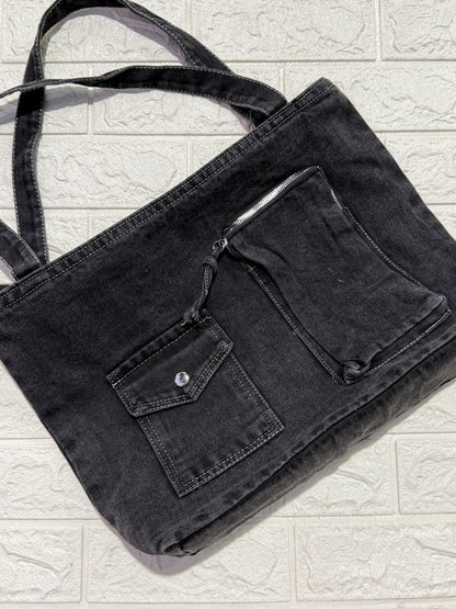 Denim Tote-1